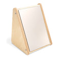 Peek-A-Boo Angled Mirror with Eco-Friendly Wooden Stand