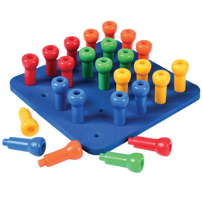 Pegboards And Hold-Tight Stacking Pegs
