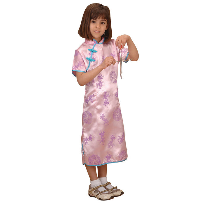 Pink Satin Celebration Robe | East Asia