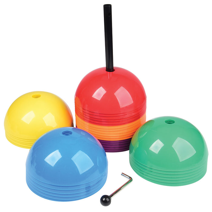 Stepping Domes on Storage Pole