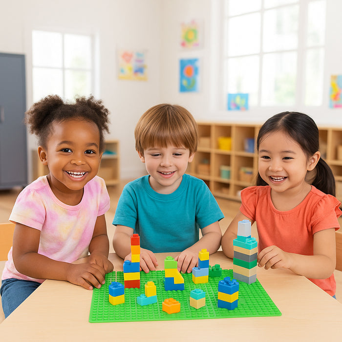 Preschool Sized Building Bases Set of 4