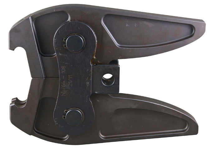 Black metal cable cutter on a white background