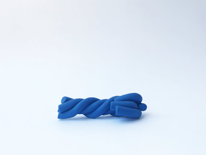 Prussian Blue Twist With Curl