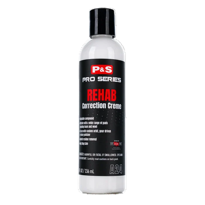 P&S Rehab Correction Creme 8oz – Auto Obsessed Canada premium paint correction compound
