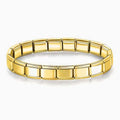 Pulsera Italiana Dorada Lisa