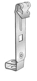 Airenergy Dev purlin clip for 10mm allthread, metal construction, designed to secure purlins in building frameworks.
