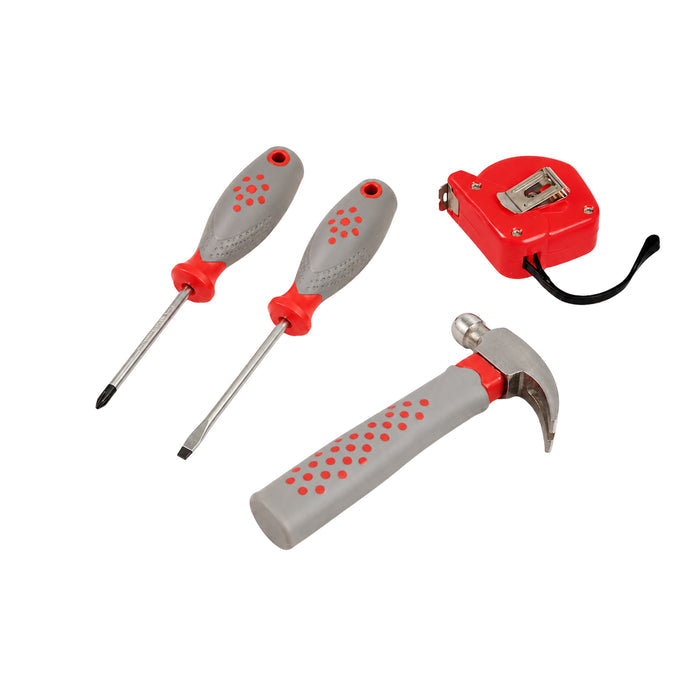 Real Tool Set with Adjustable Tool Belt – 5 Piece Child-Sized Tool Kit