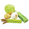 Realistic Play Vegetables Set | 5-Piece Life-Size Pretend Food