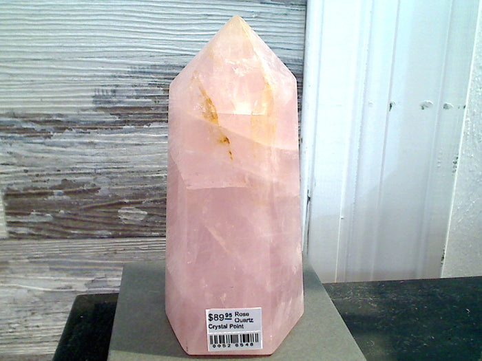 Rose Quartz 4.75" Crystal Point