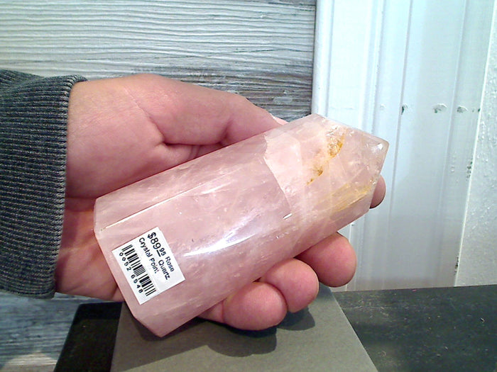 Rose Quartz 4.75" Crystal Point