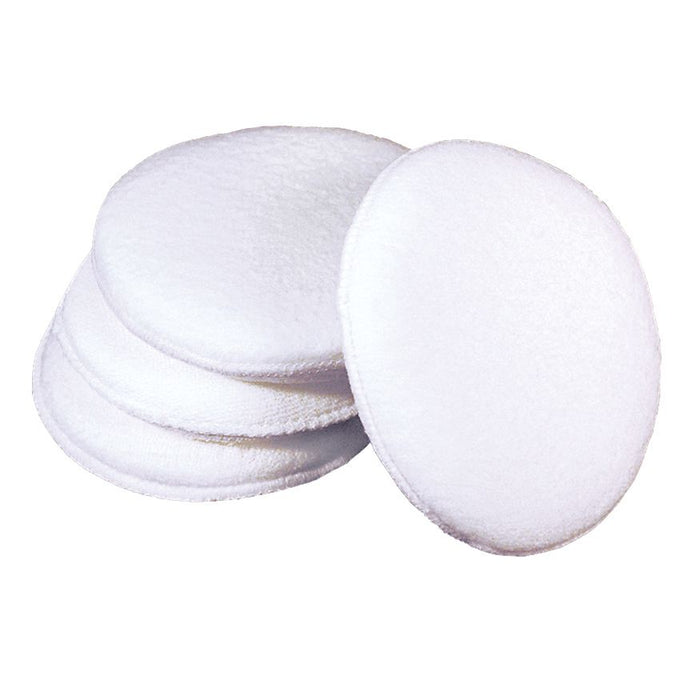 Round White Microfiber Applicators 12 Pack - Auto Obsessed Canada