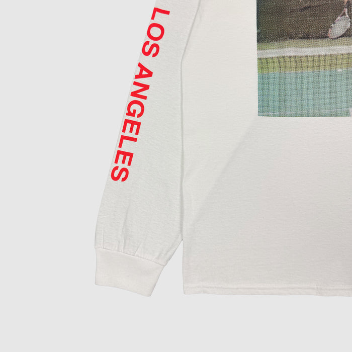 Saint Pablo Tour 2016 Kim Kardashian Long Sleeve In Faded White