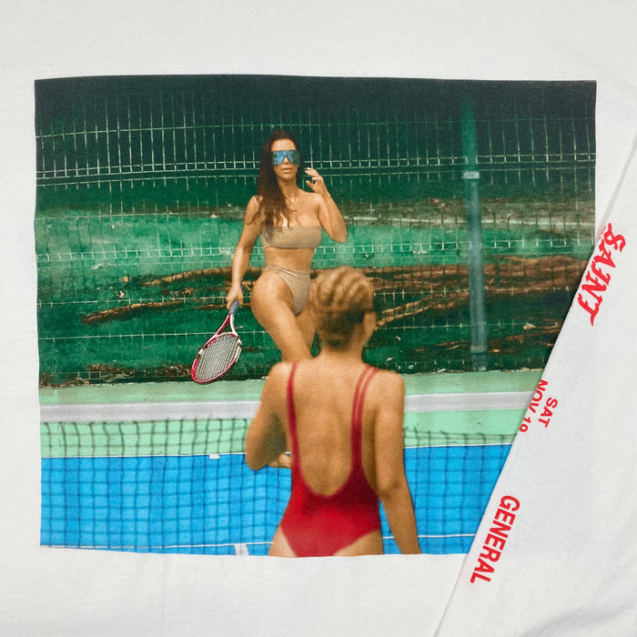 Saint Pablo Tour 2016 Kim Kardashian Long Sleeve In White