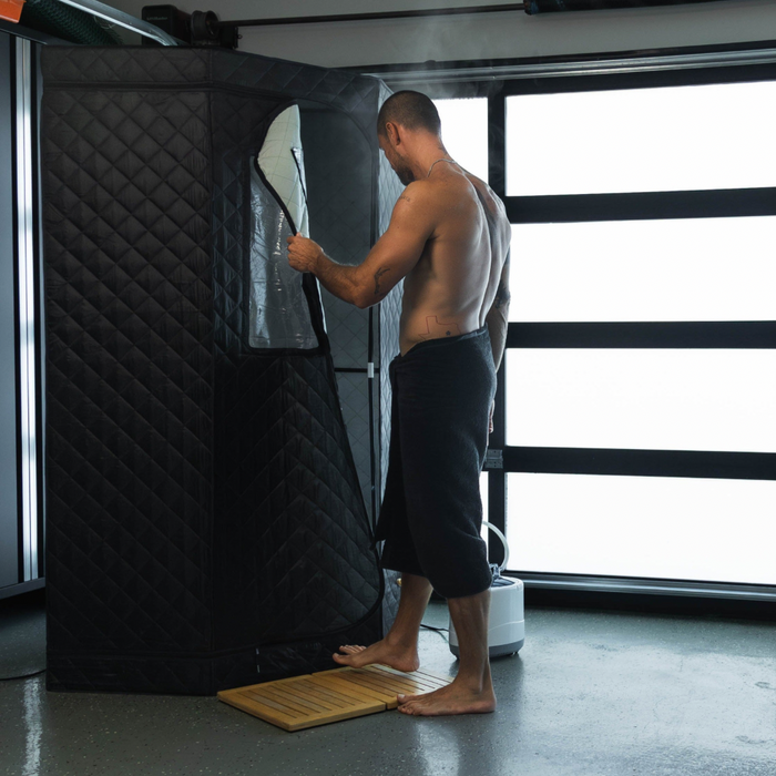 SaunaBox | Bamboo Foldable Sauna Mat - Superior Saunas
