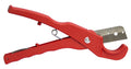 Red pipe cutter on a white background