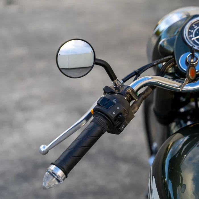 Anodized Black Handlebar Mirror