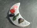 Selenite 4" Crescent Moon Charging Plate
