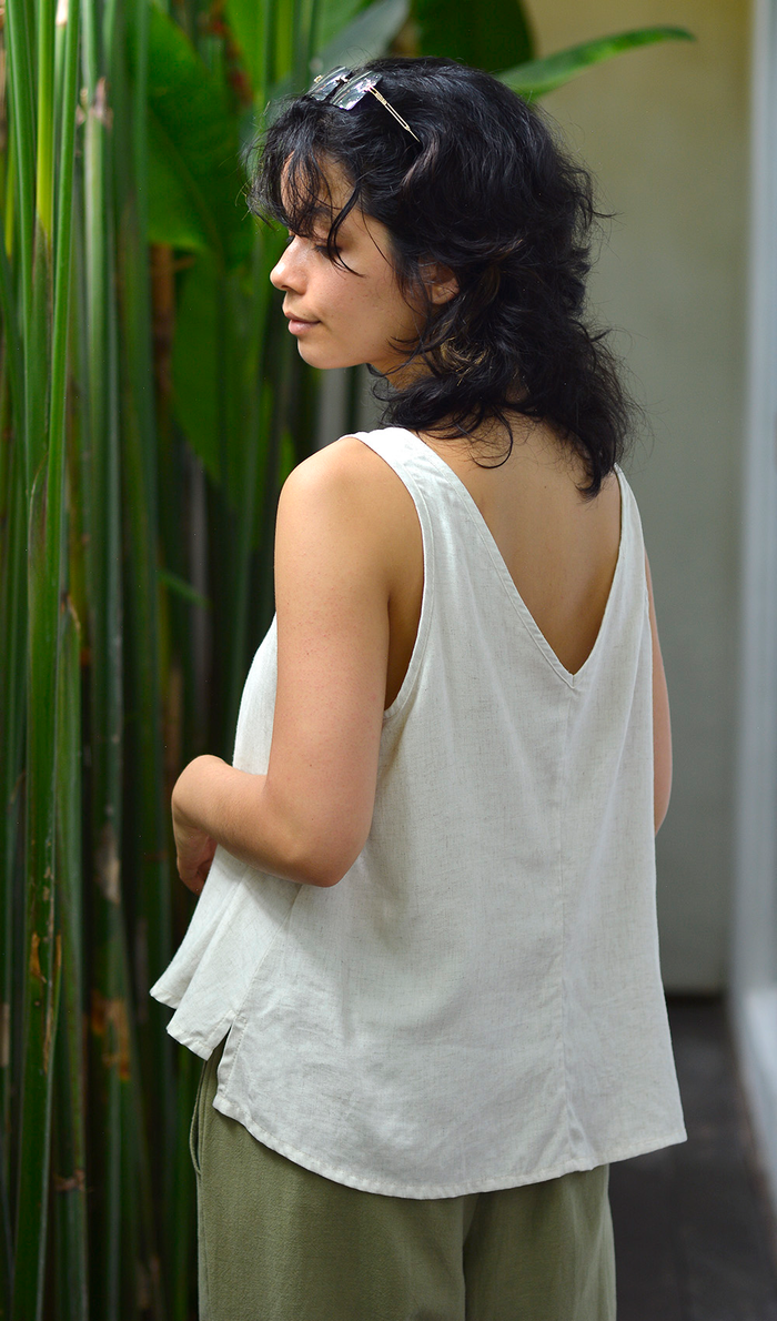 Semi-Swing Top - Rayon/Linen