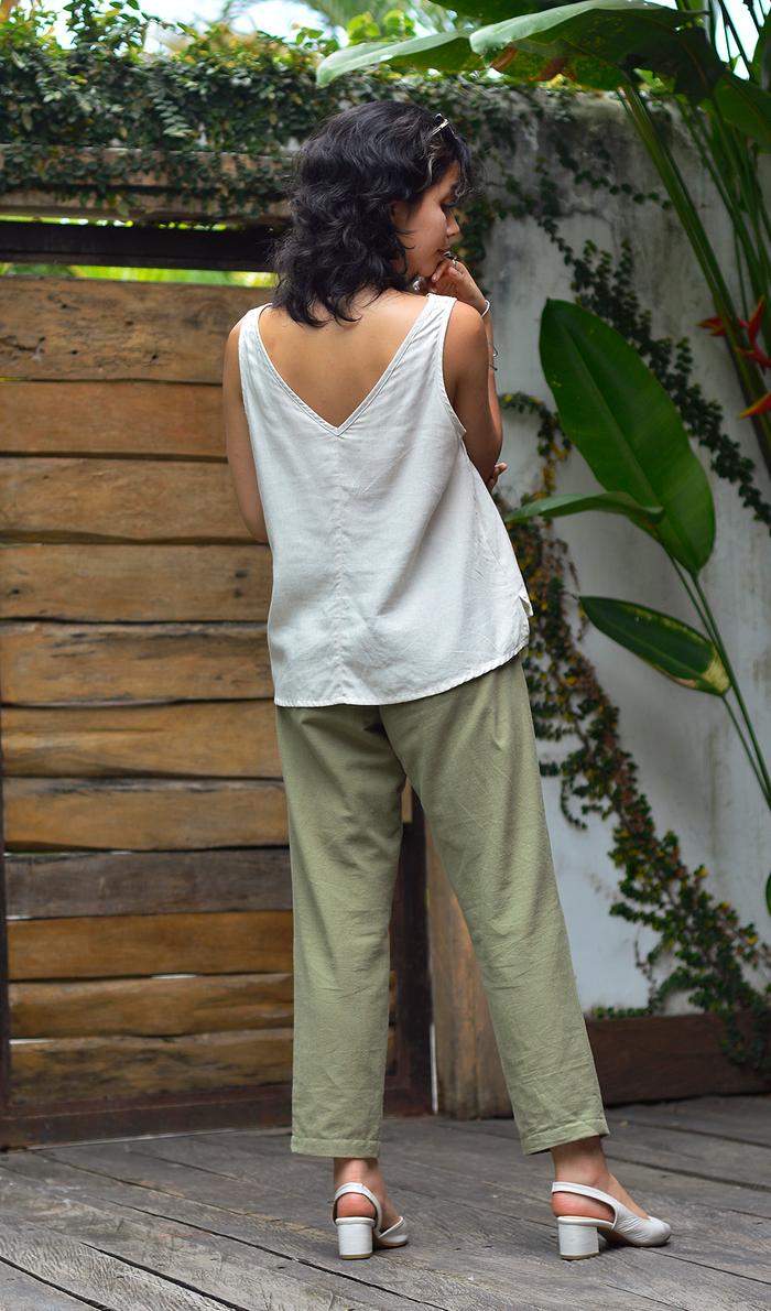 Semi-Swing Top - Rayon/Linen