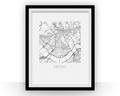 Seoul Map Print