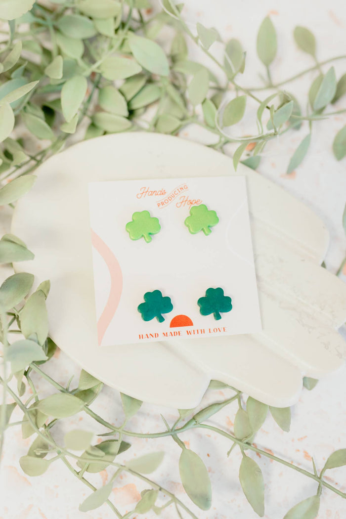 Shamrock Studs