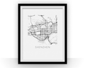 Shenzhen Map Print