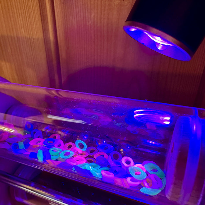 Using a Blacklight with Sight & Sound Sensory Drum