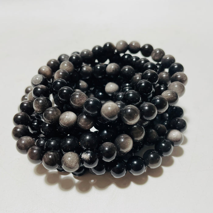 Silver Sheen Obsidian Bracelet Wholesale -Wholesale Crystals