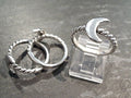Size 6 Sterling Silver Crescent Moon Ring