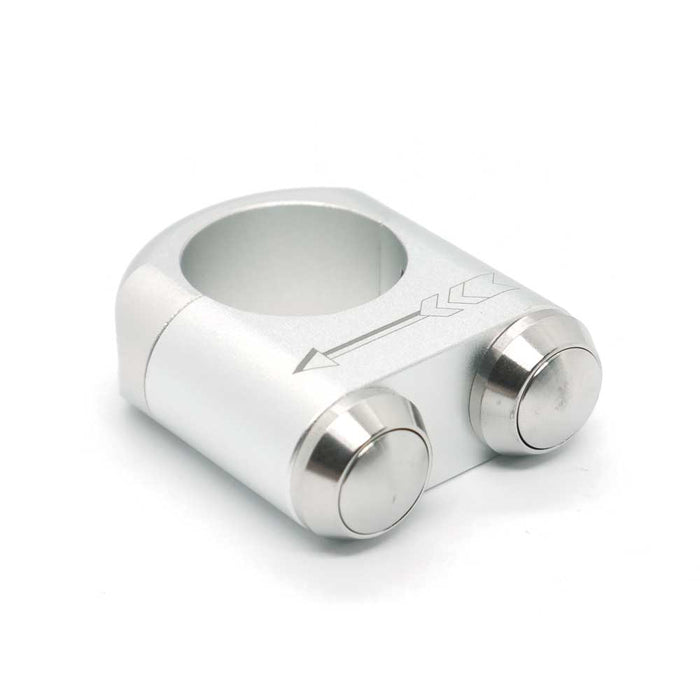 Slim Push 2 Button Switch - Natural - 7/8"
