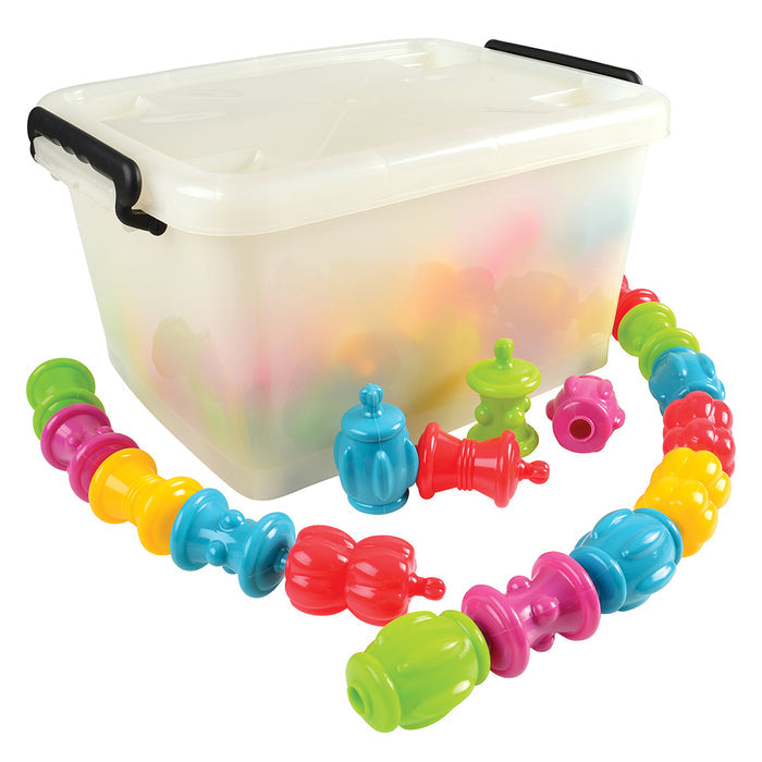 Snap & Sort Beads Set | 48 Pieces with Storage Tub