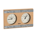 Soapstone & Wooden Thermometer / Hygrometer - Superior Saunas