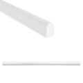Soho Bright White Matte Cast Stone Pencil Liner 1/2x12
