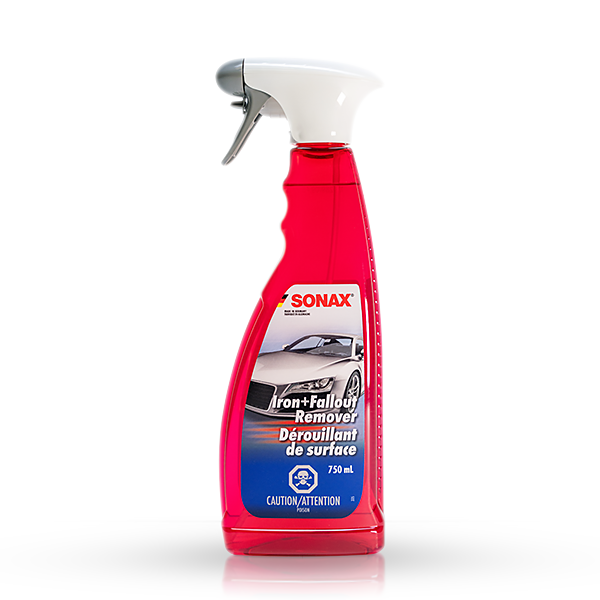 SONAX Fallout Cleaner 750ml iron remover spray bottle for car paint and wheels