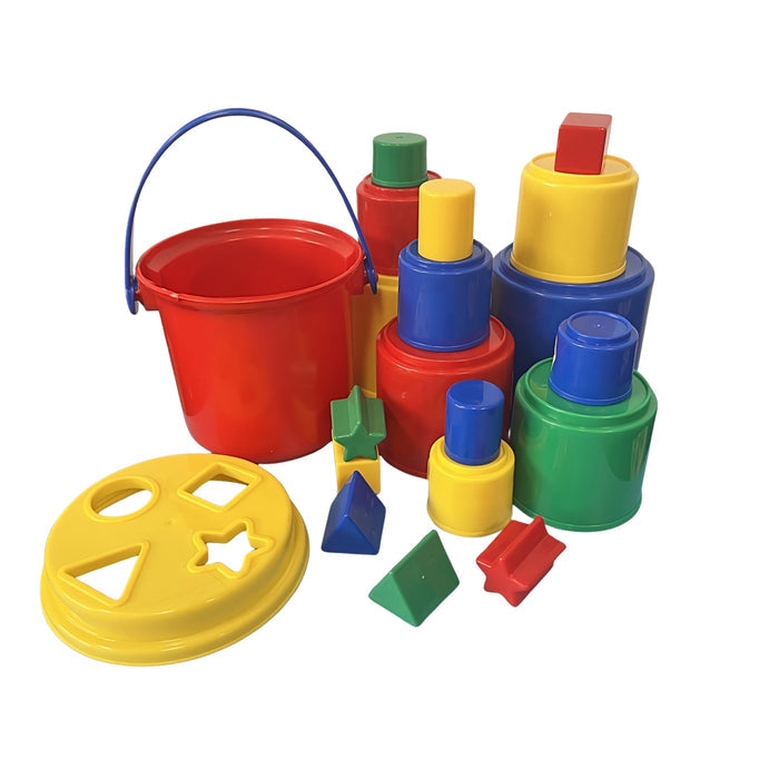 Sort, Count & Stack Toddler Cup Set | Stacking, Sorting & Counting Activity for Ages 12M+
