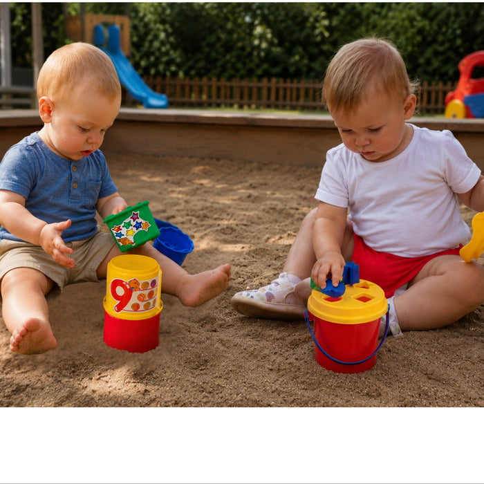 Sort, Count & Stack Toddler Cup Set | Stacking, Sorting & Counting Activity for Ages 12M+