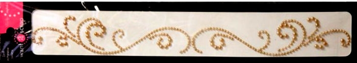 Spellbinders Want 2 Scrap Say it With Pearls LeCreme Finesse Swirls Self-Adhesive Pearls Embellishments