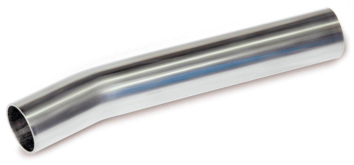 Metallic exhaust pipe on a white background