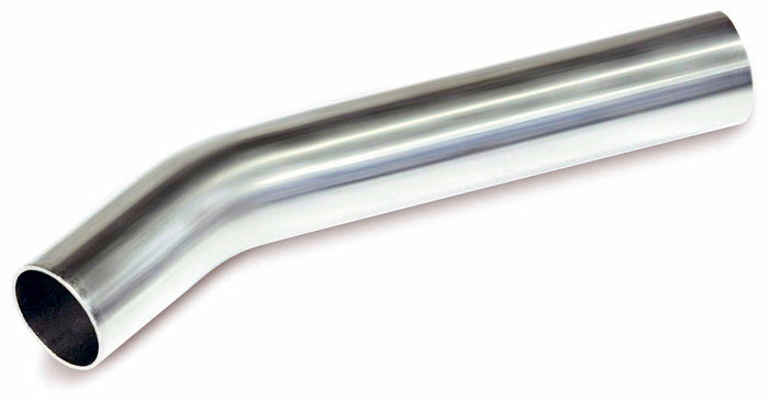 Metallic exhaust pipe on a white background