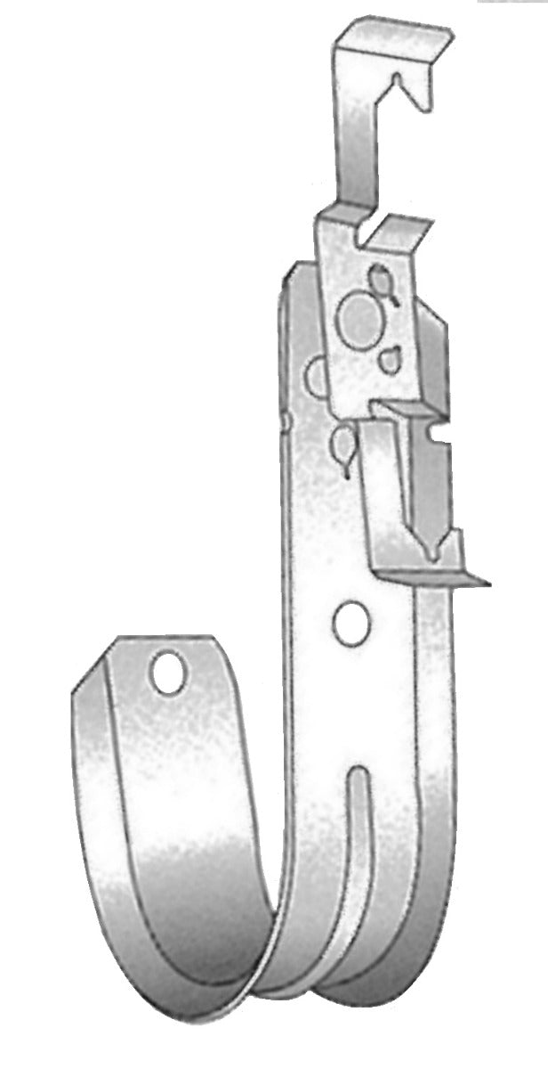 Spring steel clamp for suspended ceiling by Airenergy Dev, holding pipes securely with durable construction.