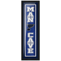 St. Louis Blues 6x22 Man Cave Framed Sign