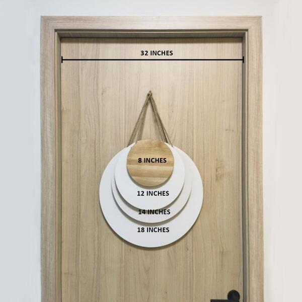 St. Patrick's Day Welcome Door Signs, Gifts For Pet Lovers, Round Welcome Sign, Shamrock Door Sign