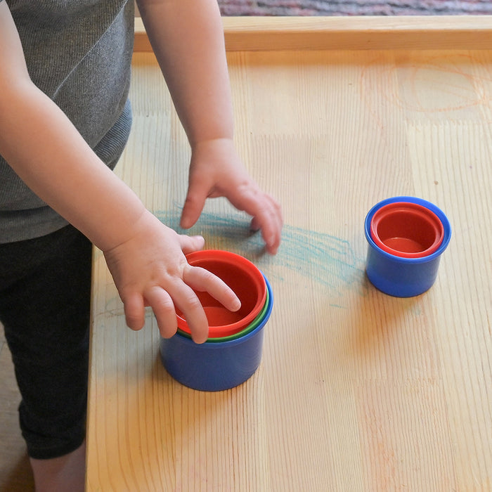 Colorful Cups Nested Together
