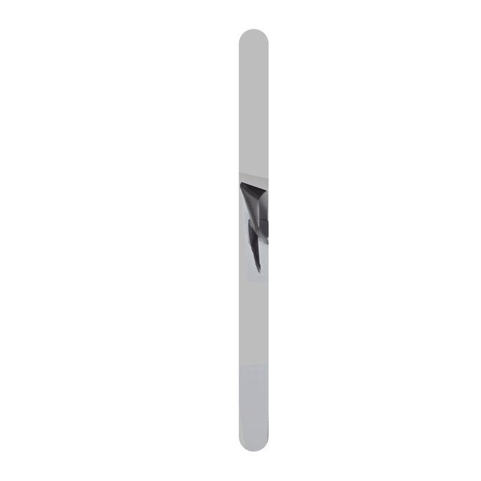 Stainless Steel 304 Flat Trim Strip with Self-Adhesive Backing – 1/2" Wide x 94" Long – Brushed Satin Nickel, Brushed Gold & Matte Black – Flat Strip with Round Edges on both ends (Pack of 5)