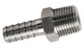 Europress stainless steel hose barb fitting for secure, durable hose connections in plumbing and industrial applications.