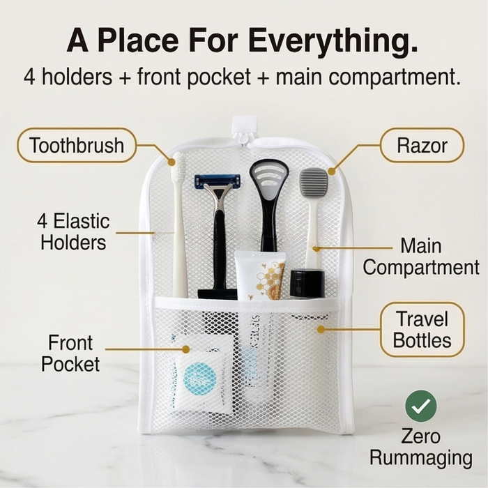 Standli – Self Standing Travel Toiletry Pouch