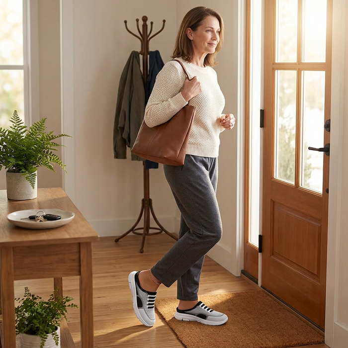 Stepvana – Breathable Air Cushion Slip On Mules for Women