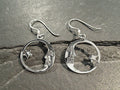 Sterling Silver Moon And Star Earrings