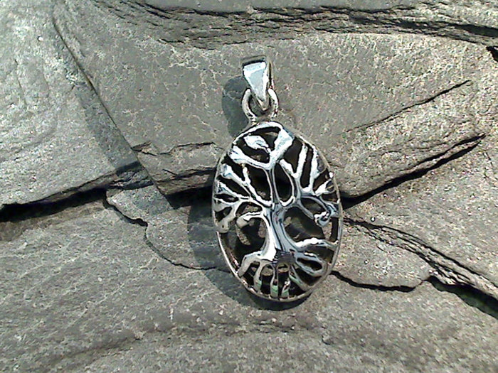 Sterling Silver Small Tree of Life Pendant