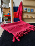 Stonewash Coral Turkish Towel - Superior Saunas